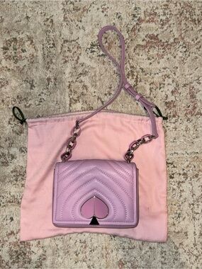 Kate Spade Lilac Quilted Crossbody Bag